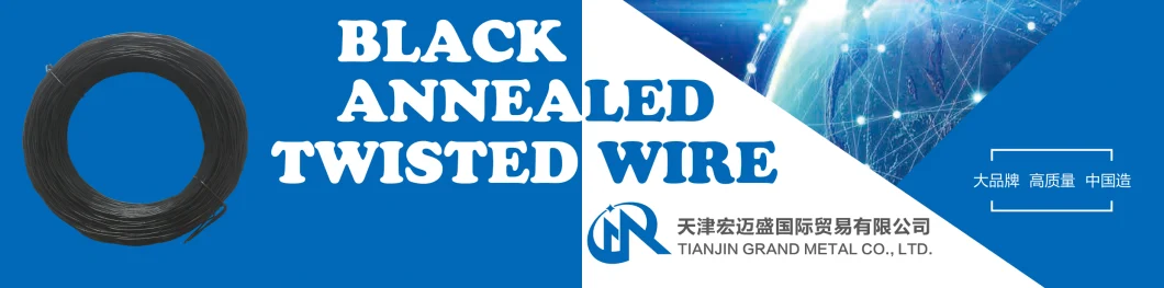 Black Twisted Tie Wire Binding Wire Small Coil Annealed Wire 1.24mm