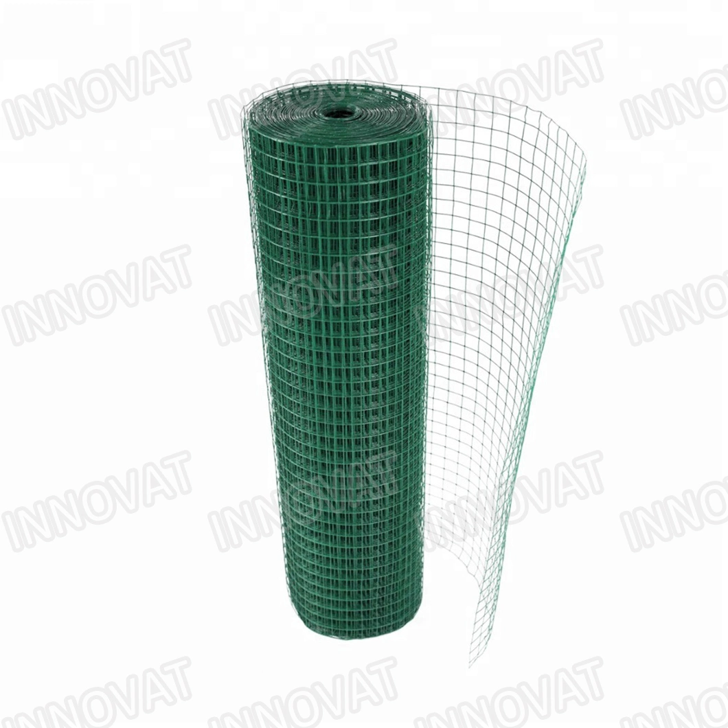 Garden Craft PVC Coated Welded Wire Mesh Wire Fencing Green Color Iron Netting 1/4&quot; - 6&quot;