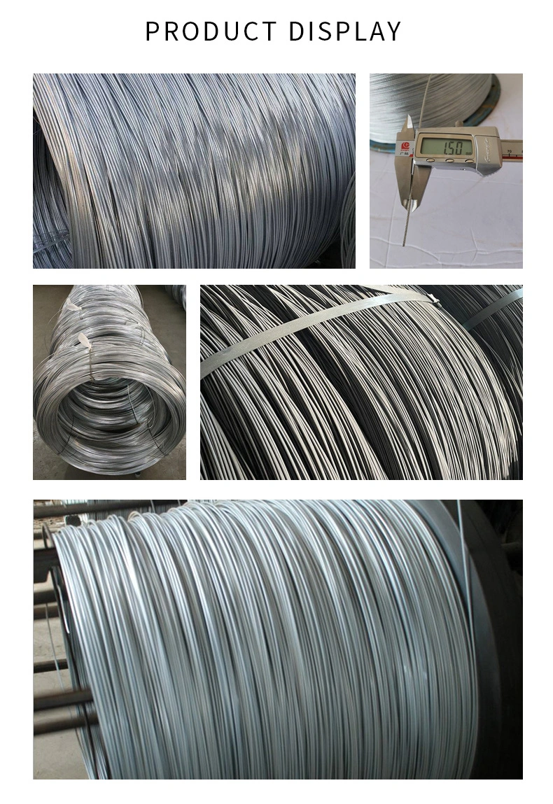 Hot/Electro DIP Galvanized Steel Wire Low Carbon Iron Wire