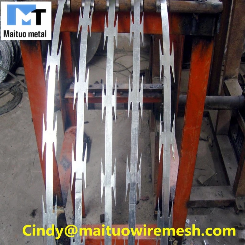 Razor Wire/Galvanized PVC Coated Concertina Razor Wire/Barbed Razor Wire Bto-22/Cbt-60 Cbt-65 Factory Sales Brand