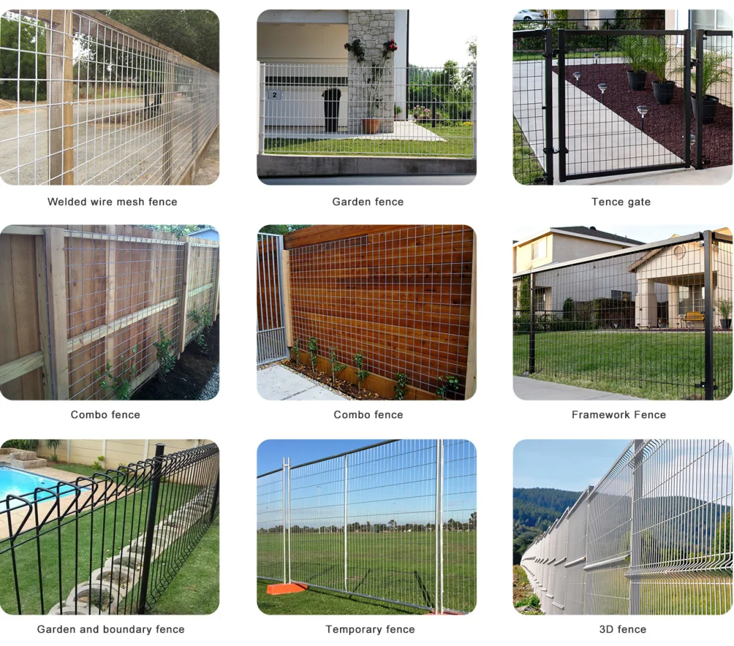 4X8FT Hot DIP Galvanized 2X2 Inch Aperture Welded Galvanized Iron Wire Mesh Grid Panel Fence Wire Mesh