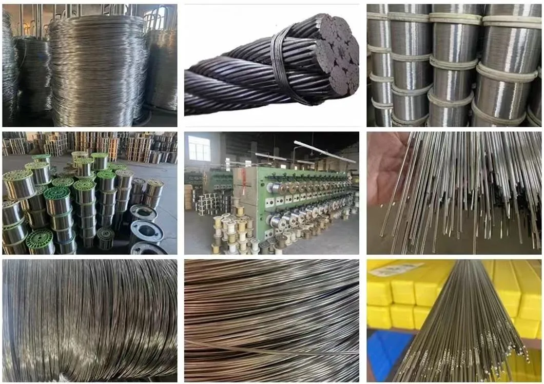 Hot DIP Gi Steel Wire Rope Binding Electro Galvanized Stranded Wire Galvanized Iron Wire