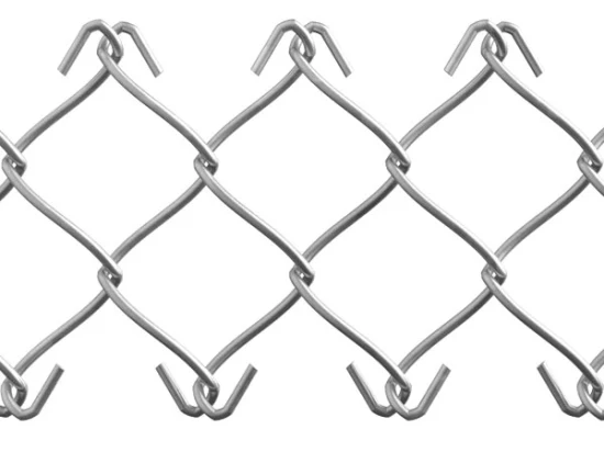 Wholesale High Security Galvanized Chain Link Fence Cost with Barbed Wire on Top.