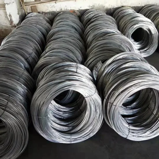 High Tensile Livestock Metal Fencing Wire Galvanized Steel Oval Wire 17/15 700kgf 1000m Per Roll 12/ 16/ 18 Gauge Electro Galvanized Gi Iron Binding Wire