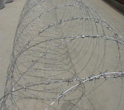 Barbed Wire Right off The Border Wall to Protect Homes