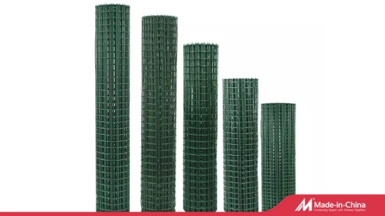 PVC Coated Green Wire Netting Galvanized Welded Wire Mesh for Garden Fence and Cages