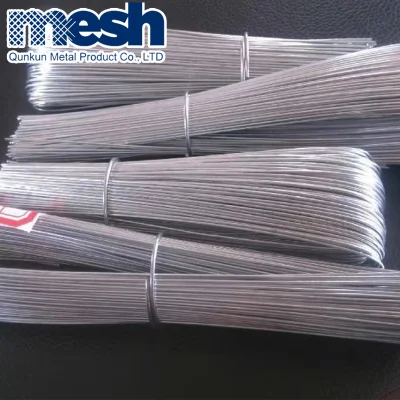 High Quality OEM 0.8mm 2 mm Electro Galvanized U Type Tie Iron Wire Binding Wire