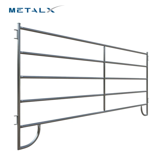 Galvanized Graduated Fixed Knot Welding 3 Meter 4-Rail Livestock Tight Lock Corral Fence for Horse/Field Cattle/Sheep/Goat/Deer/Game