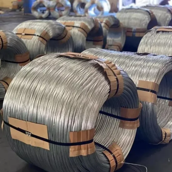 Hot DIP Galvanized Oval Wire, Z-700 Galvanized Iron Wire