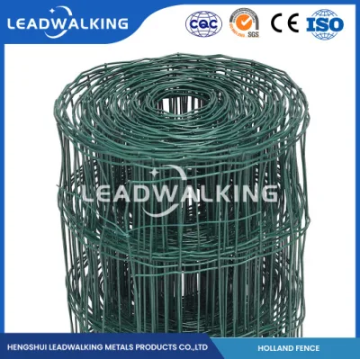 Leadwalking Galvanized or PVC Coated Welded Wire Mesh Manufacturing High-Quality PVC Coated Wire Mesh Corrugated Mesh China 5-25m Length Highway Euro Fence