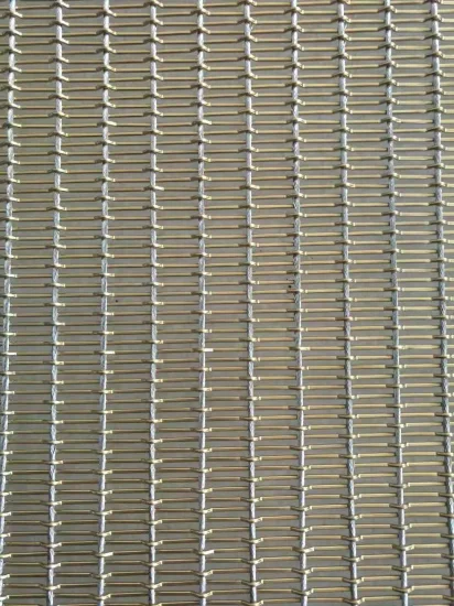 Architectural Wire Mesh--Tec-Sieve Multi-Barrette Weave/Cable Mesh System